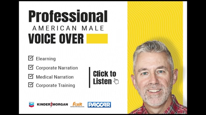 Be your american male elearning training voice over narrator by ...