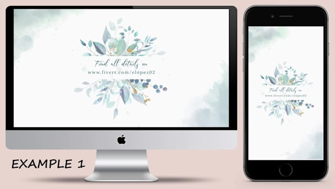 make elegant wedding invitation video