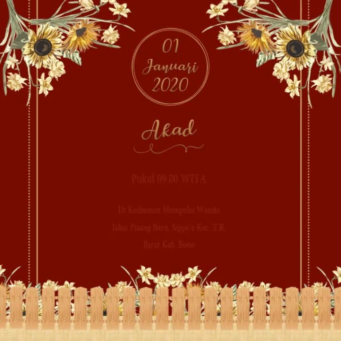Make wedding invitation video and card by An_invitation | Fiverr