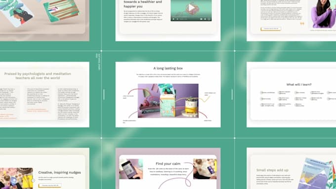 design and develop a professional landing page in webflow