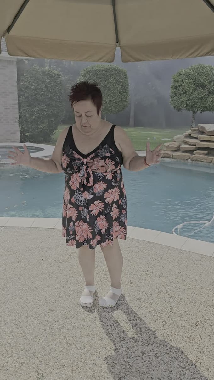 create ugc content as a energetic senior female