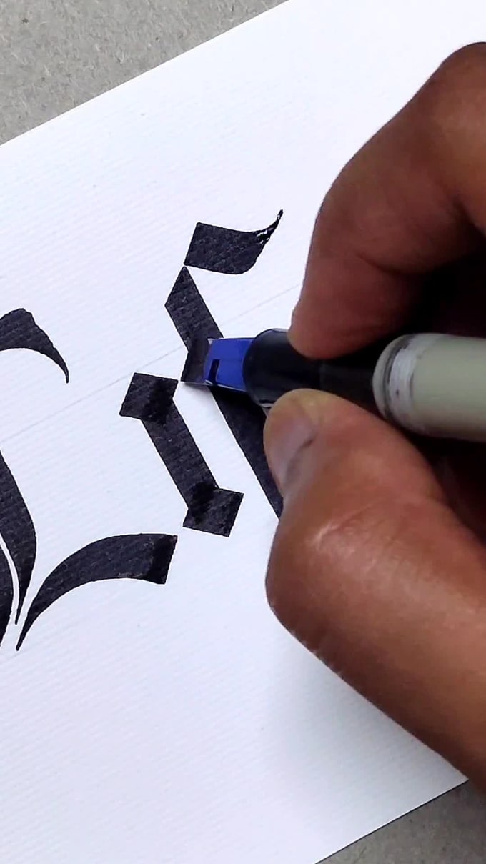 script de calligraphie anglaise