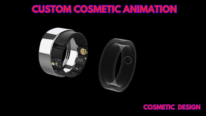 do 3d cosmetic animation, 3d cosmetic modeling, 3d product animation, rendering