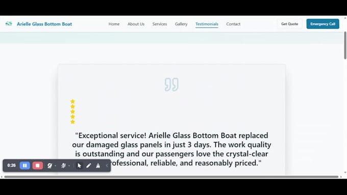build a modern website for business and ecommerce store