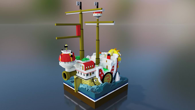 create character voxel art in 24 hours with your reference