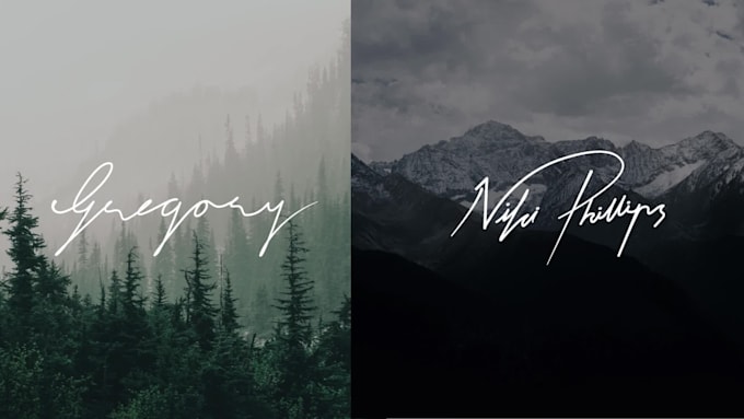 make hand lettering and typographic logo design