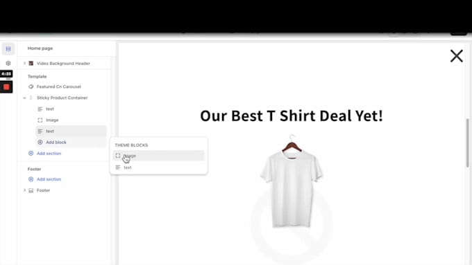 build a sticky featured product selector