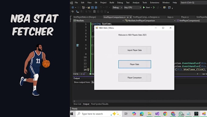 develope desktop application,c sharp, win form, dotnet