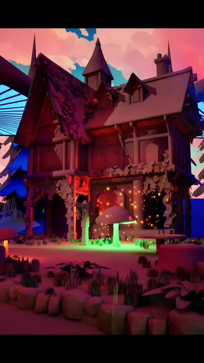 design realistic 3d game environments in unreal engine 5