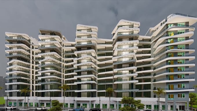 create a realistic architectural design with 3ds max