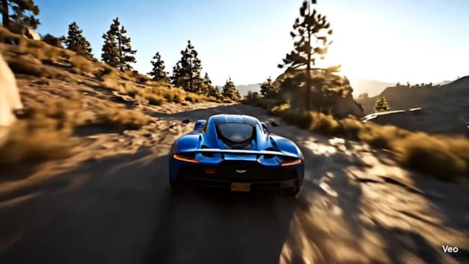 create cinematic car racing videos