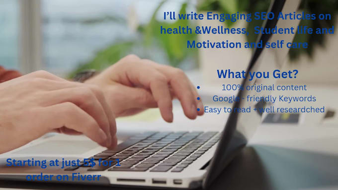 write engaging  SEO articles
