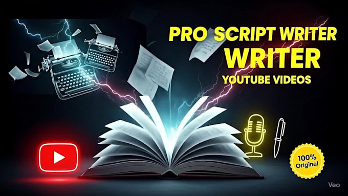 be your professional youtube script writer