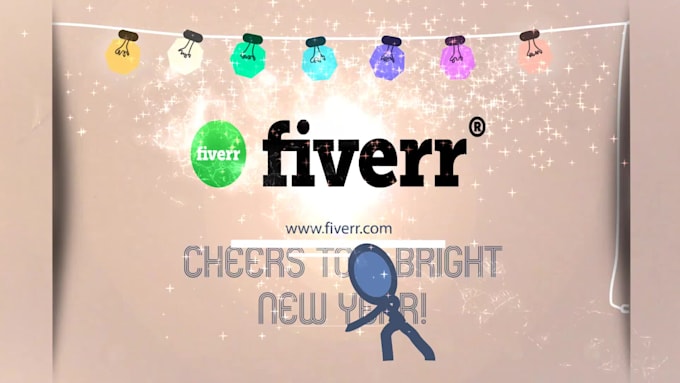 create New Year Video with Your Logo