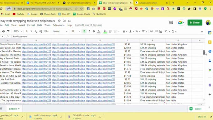scrape data from websites, web scraper