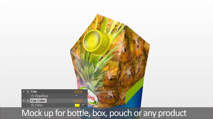 create mock up for any product with logo and text