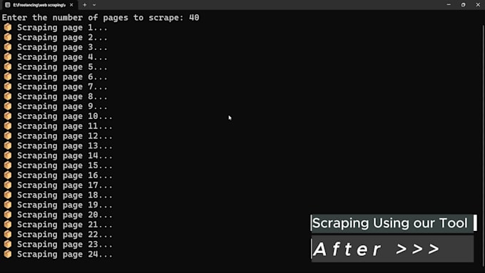 Scrape websites and apis with python by Haidermohsinn | Fiverr