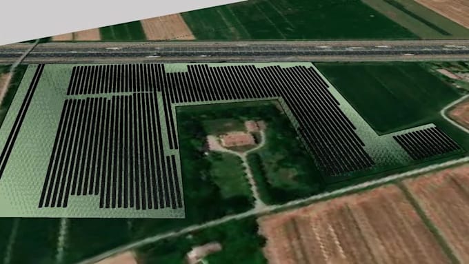 provide solar pv system design with simulations and 3d visuals