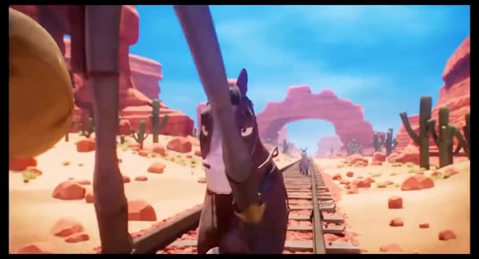 create 3d pixar disney style animation cartoon music video or short film