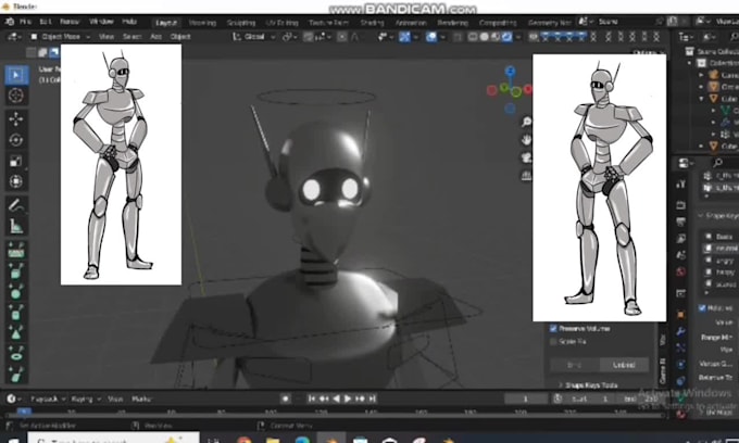 model rig animate low poly 3d vtuber ps1 ps2 n64 style retro character y2k y3k