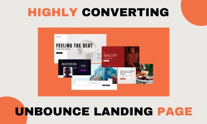 Create And Design A Unique High Converting Unbounce Landing Page ...