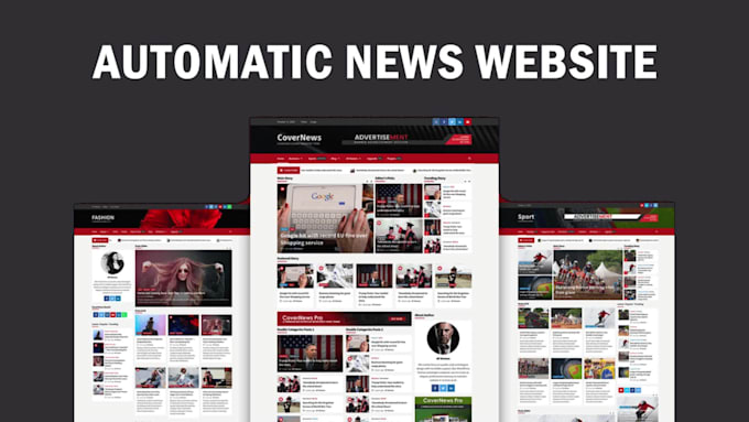 create an automated wordpress news website