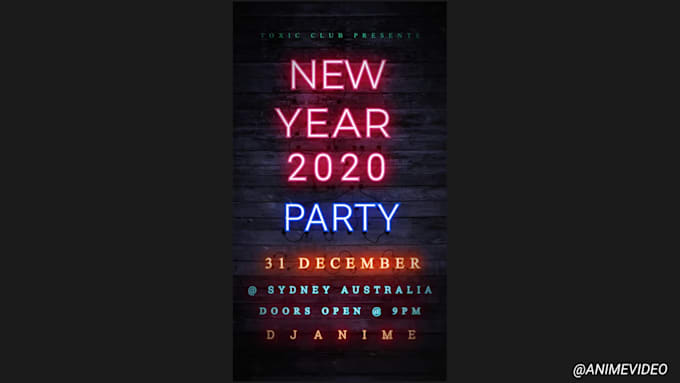 create new year 2020 stories