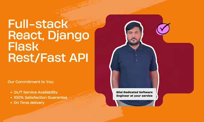 Do fullstack development in react, django, flask with fast, rest api by ...