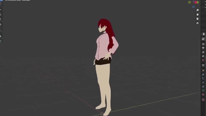 Create 3d Anime Model For Unreal Unity By Ahvi177 Fiverr