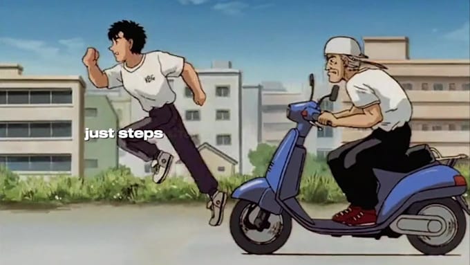 create an anime motivational video