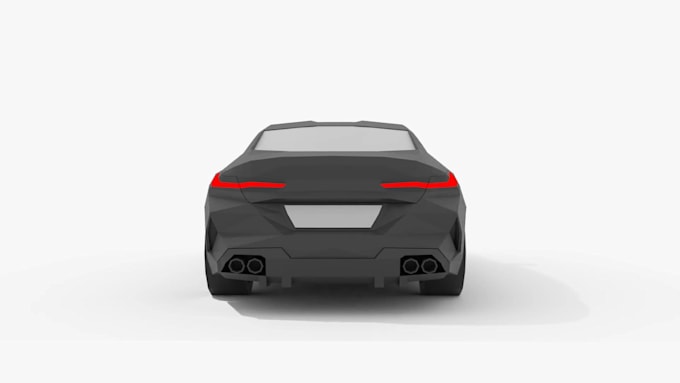 model any low poly car for you