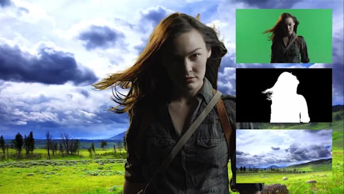 remove background green screen, chroma key from videos