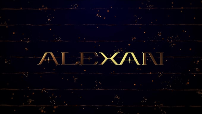 do professional luxury video intro logo, or text animations