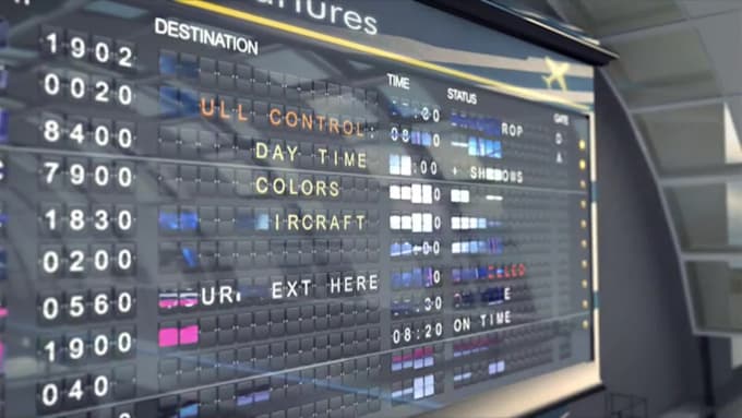 create real airport promo video