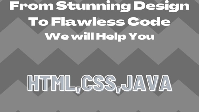 Design and develop web pages with html css java by Fizza_usman | Fiverr