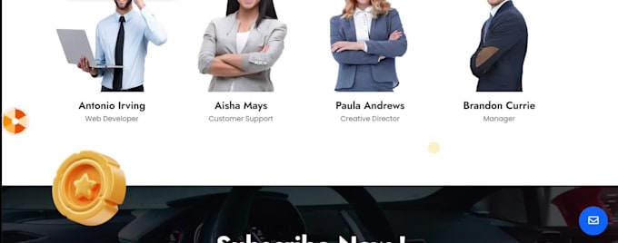 create a raffle, competition website with subscription