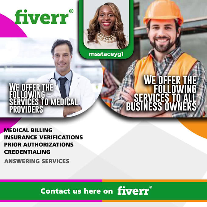 do bookkeeping, medical billing, credentialing and payroll