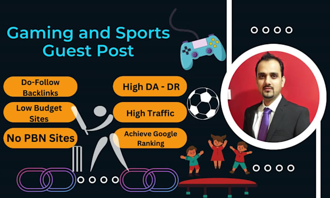 do guest post on gaming and sports