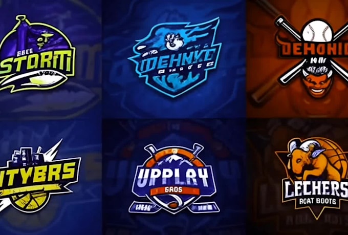 design gaming mascot sports logo