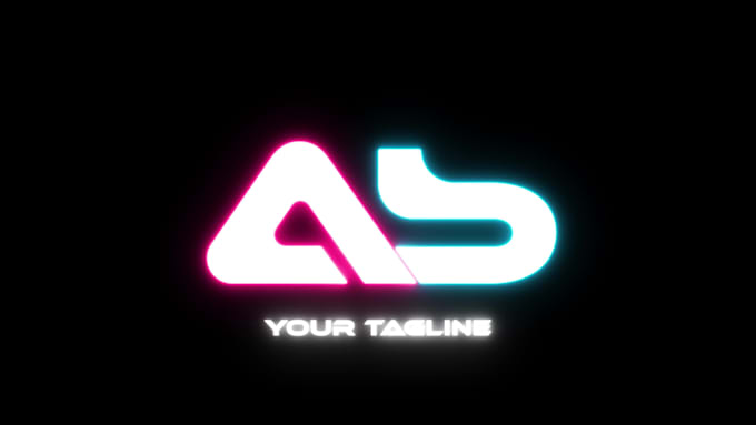 transform your logo or icon into a neon light video shape