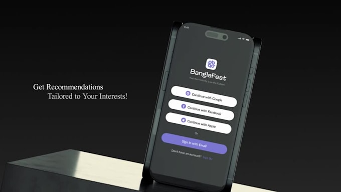 develop event booking app, conference app club app