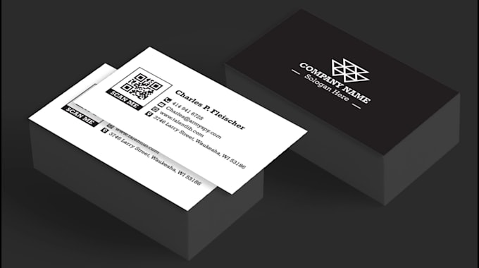 Design an amazing and unusual business card with qr code by Shahida ...