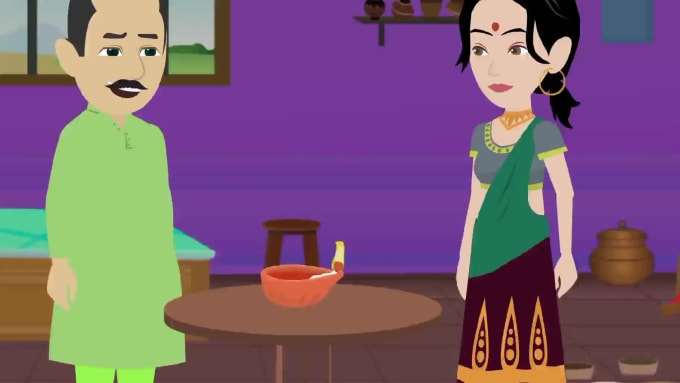 Create 2d animated stories and rhymes for kids in urdu hindi by  Animatorwriter | Fiverr