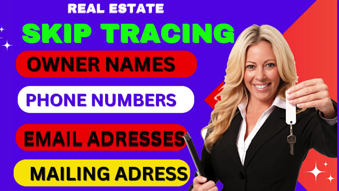 bulk skip tracing and real estate lead generation