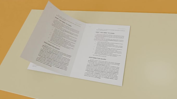 create book trailer promotion video with page flip