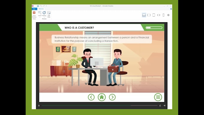 design a scorm ready, interactive elearning course with articulate 360