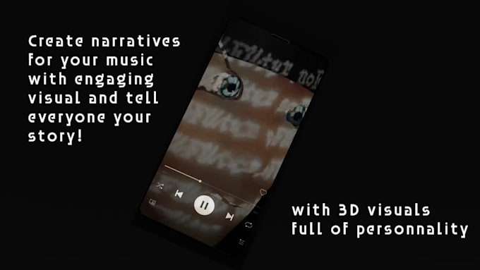 do 3d covers, spotify canvas, visualizer short animations for your music