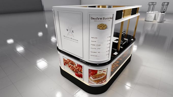 create the design and renders for your exhibition stand