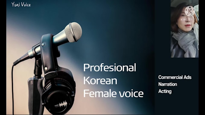 provide professional female korean voice
