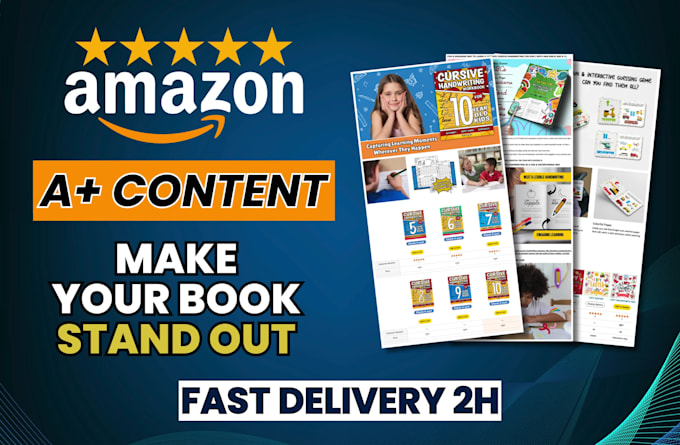 design stunning amazon kdp a plus content in 3 hours